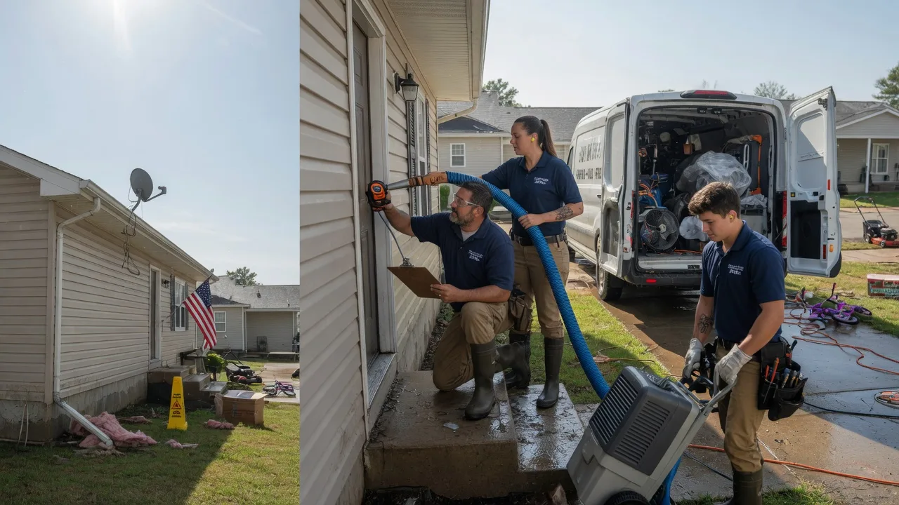 Ceiling Water Damage Restoration in North Baltimore, OH near me